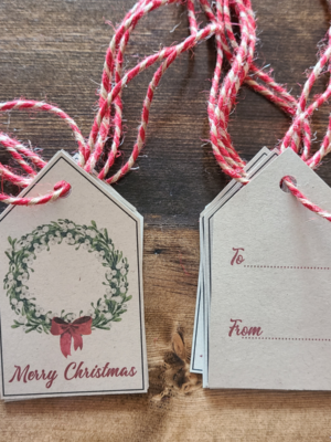 ChristmasGiftTagWreath Christmas Gift Tag Wreath - Netties Expressions