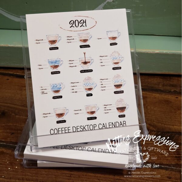 2021 Desktop Calendar - Coffee Recipes - Netties Expressions