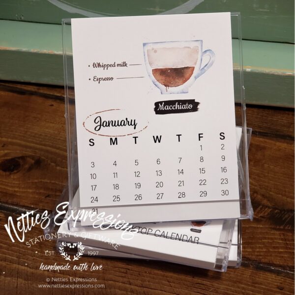 2021 Desktop Calendar - Coffee Recipes - Netties Expressions