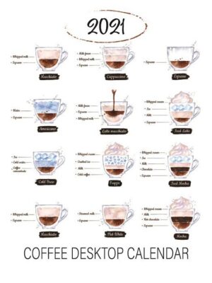 2021 Desktop Calendar - Coffee Recipes - Netties Expressions