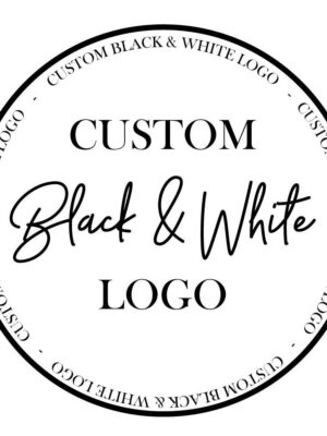 Custom Black and White Logo Design - Netties Expressions