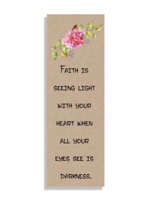 Faith-is-seeing-light-white_82026b29-9946-43ea-824f-1c6c1228cf87 Faith is seeing - Bookmark - Netties Expressions