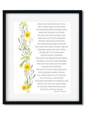 God-could-not-be-in-every-place-8x10-Frame_47f34768-20e5-4fcc-9bc1-7a8956b39492 God could not be in every place - Art Print - Netties Expressions Prints