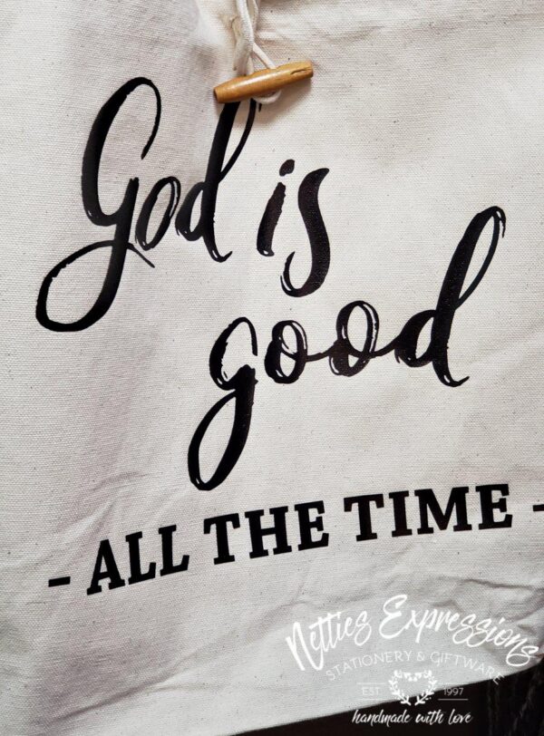 God is good - Recycled Cotton Tote Bag - Netties Expressions