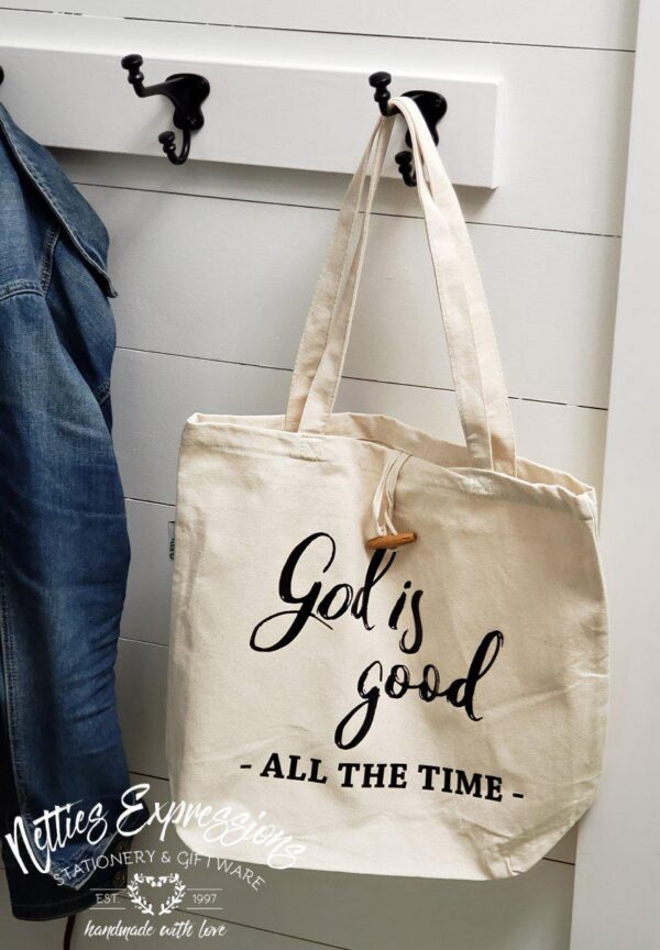 God is good - Recycled Cotton Tote Bag - Netties Expressions
