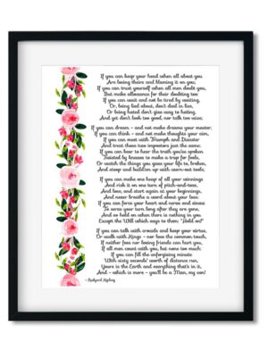 If-you-can-keep-your-head-8x10-Frame_f4b1fa70-3f8e-429b-b686-71e7a5773d82 If you can keep your head when all about you - Art Print - Netties Expressions Prints