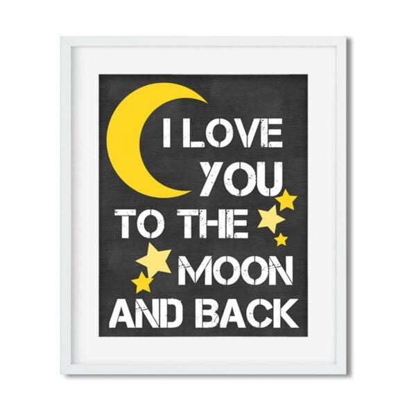 Love-you-more-8x10-Frame_3cb03c3f-4d6e-48a4-ab1f-51f32a746611 Love you to the moon and back - Art Print - Netties Expressions Prints