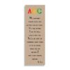 My alphabet starts - Bookmark - Netties Expressions