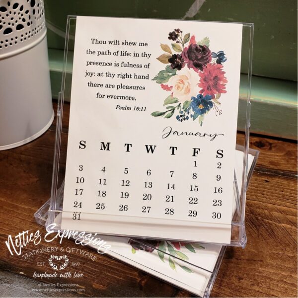 2021 Desktop Calendar - Psalms - Netties Expressions
