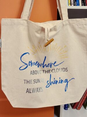 Somewhere Above the Clouds - Recycled Cotton Tote Bag - Netties Expressions