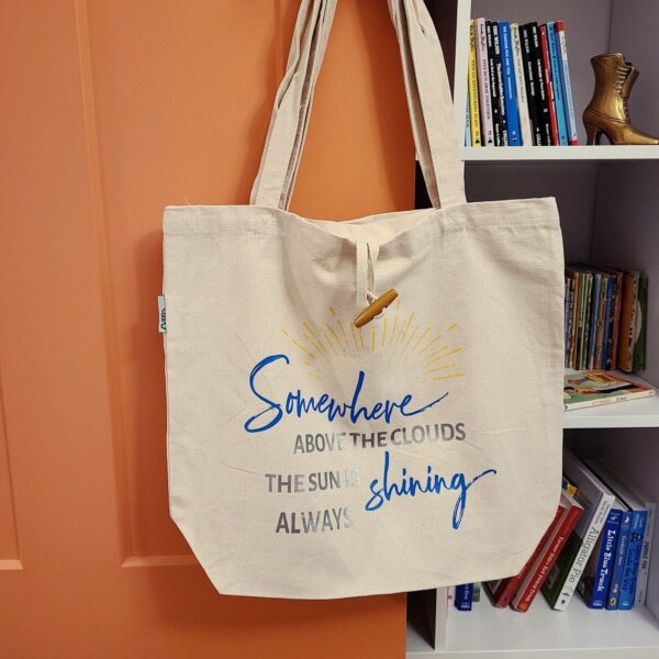 Resizer_16219559032941 Somewhere Above the Clouds - Recycled Cotton Tote Bag - Netties Expressions