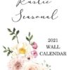 2022 Rustic Seasonal Slim Wall Calendar - Netties Expressions