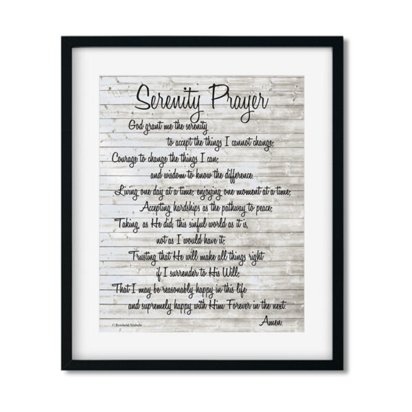Serenity Prayer - Art Print - Netties Expressions Prints