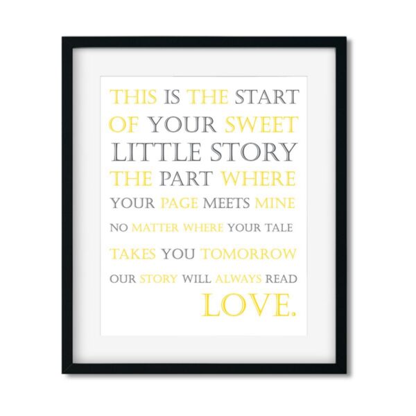 Sweet-Little-Story-8x10-frame_a6332cf0-8e37-4ef7-b805-176389b30046 Sweet Little Story - Art Print - Netties Expressions Prints