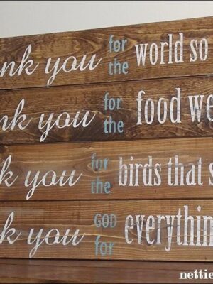 Thankyoufortheworldsosweet3-0 Thank You for the World so Sweet - Rustic Pallet Wood Sign - Netties Expressions