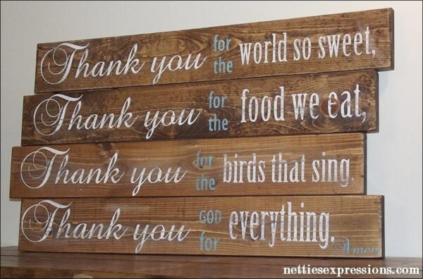 Thankyoufortheworldsosweet3-0 Thank You for the World so Sweet - Rustic Pallet Wood Sign - Netties Expressions