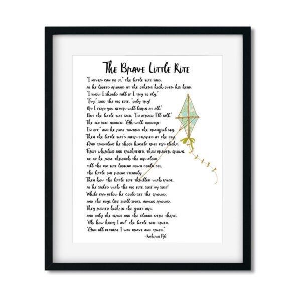 The-brave-little-kite-8x10-frame_1296cfc2-7b93-4e00-b593-83b3b5a5f7f6 The Brave Little Kite - Art Print - Netties Expressions Prints