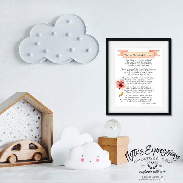 The Unfinished Prayer - Art Print - Netties Expressions Prints