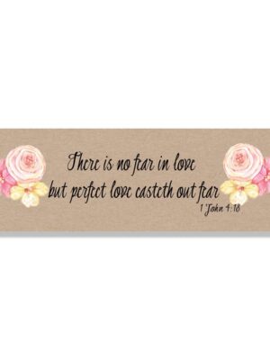 There-is-no-fear-in-love-white_3ec68c85-bb06-45bc-8733-8452965f4575 There is no fear - Bookmark - Netties Expressions