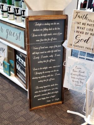 Twilight_is_stealing_12x30-1_f4bf24cb-5d37-4b37-9edc-36ba4c4e5c4c Twilight is stealing over the sea - Rustic Wood Sign - Netties Expressions