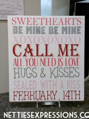 ValentineSubwayArt2-0 Valentine Subway Art - Rustic Valentine Wood Sign - Netties Expressions