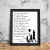 Walk a little slower, Daddy - Art Print - Netties Expressions Prints