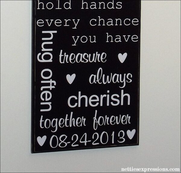 WeddingSubwayArt-JonandJulia3 Wedding Subway Art - Custom Rustic Wood Wedding Sign - Netties Expressions