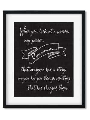 When you look at a person - Art Print - Netties Expressions Prints