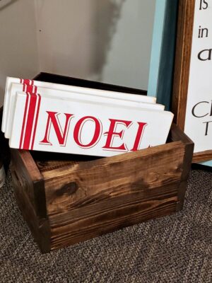 Wooden_Box_Stained_-_12.5_31264777-98dc-4cf9-b2ef-970f5394c830 Rustic Wooden Box - 12.25" - Netties Expressions