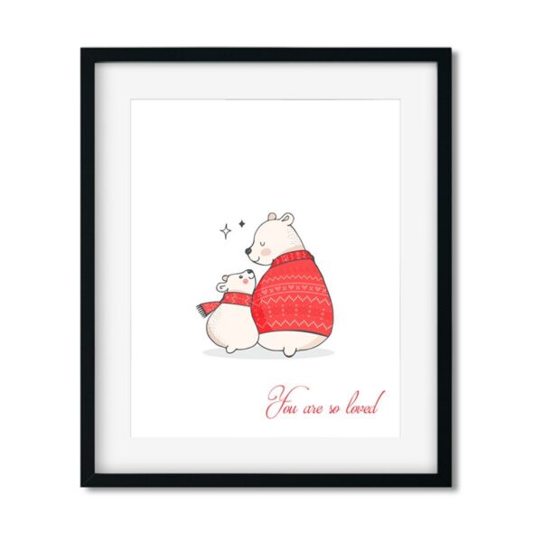 You-are-so-loved-8x10-Frame_25d03a74-3960-488c-8318-db7b914d0c92 You are so loved - Art Print - Netties Expressions Prints