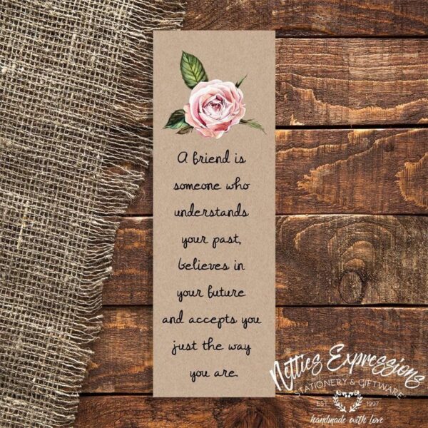 A friend is - Bookmark - Netties Expressions
