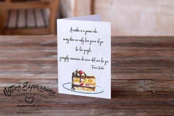 A Mother is a person who - Greeting Card - Netties Expressions Cards