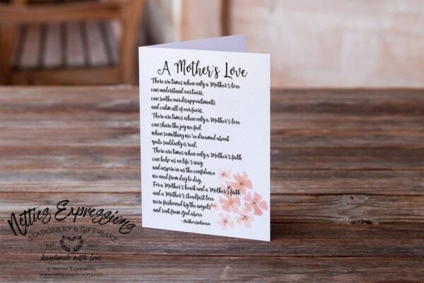A Mother's Love - Greeting Card - Netties Expressions