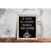 A yawn is a silent scream for coffee 8x10 Coffee Art Print - Netties Expressions Prints