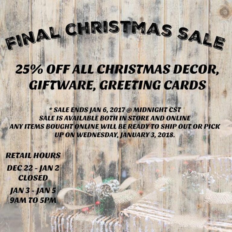 Final Christmas Sale - Netties Expressions