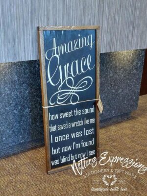 amazing-grace-how-sweet-the-sound-12x30-rustic-framed-wood-sign-wood-signs_26290de5-5909-4d74-9f76-6992db25240b Amazing Grace how sweet the sound - Framed Wood Sign - Netties Expressions