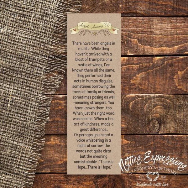 Angels among us Bookmark - Netties Expressions