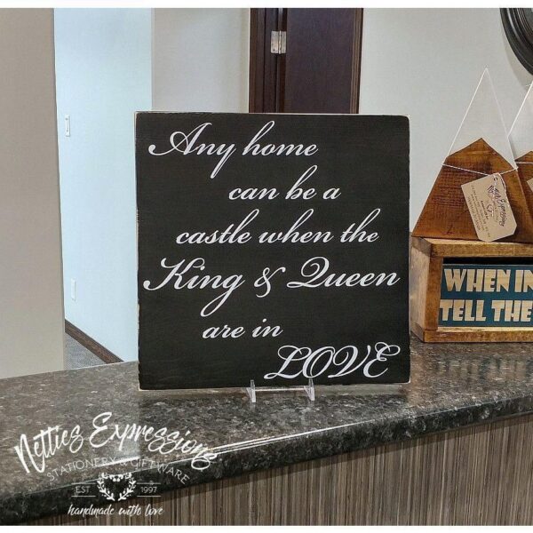 any-home-can-be-a-castle-12x12-rustic-wood-sign-wood-signs_b53ae9cb-a408-4783-af77-06b3e58e0aa6 Any home can be a castle - Rustic Wood Sign - Netties Expressions