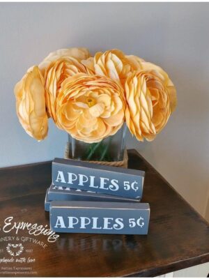 apples-5c-15x6-rustic-fall-wood-sign-wood-signs_f7850903-5443-4d5d-b29a-b4a38f3b151e Apples 5¢ 1.5x6 Rustic Fall Wood Sign - Netties Expressions