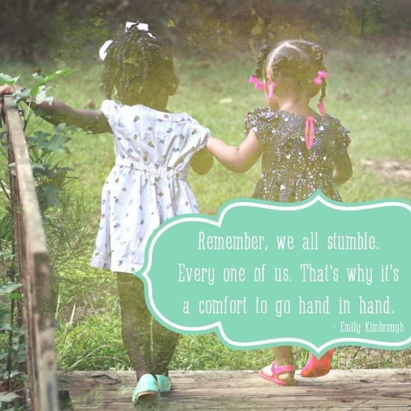 Inspirational Tuesday - Remember, we all stumble... - Netties Expressions
