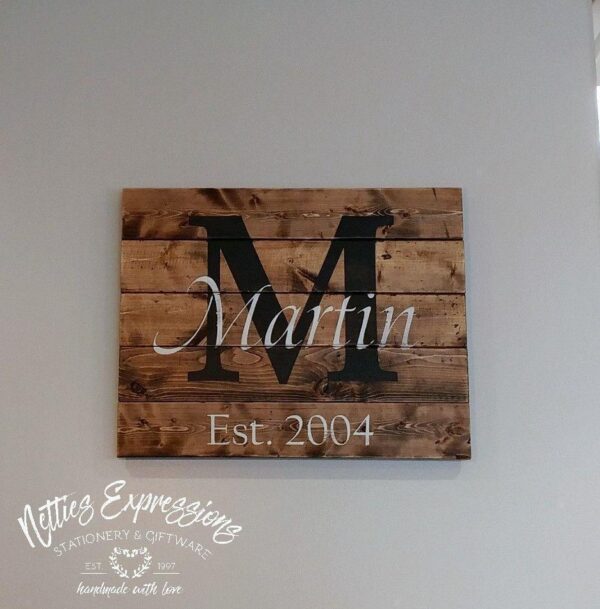 classic-monogram-22x175-rustic-pallet-wood-sign-wood-signs-4_274c167a-20fe-4de9-be5e-ff506ab7fbc9 Classic Last Name Monogram - Rustic Pallet Wood Sign - Netties Expressions