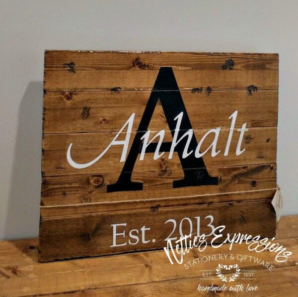 classic-monogram-22x175-rustic-pallet-wood-sign-wood-signs-5_3e8ba52d-7fd8-4f92-9a27-359538e6f020 Classic Last Name Monogram - Rustic Pallet Wood Sign - Netties Expressions