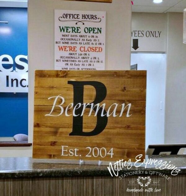 classic-monogram-22x175-rustic-pallet-wood-sign-wood-signs-6_afd25c8c-64c5-4880-92b1-8dcce50dab29 Classic Last Name Monogram - Rustic Pallet Wood Sign - Netties Expressions