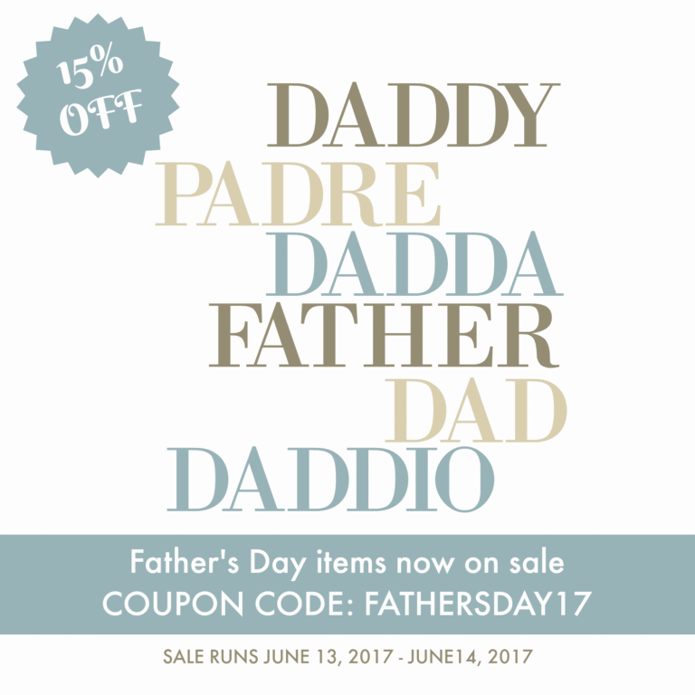 FLASH SALE on Father's Day Products - Netties Expressions
