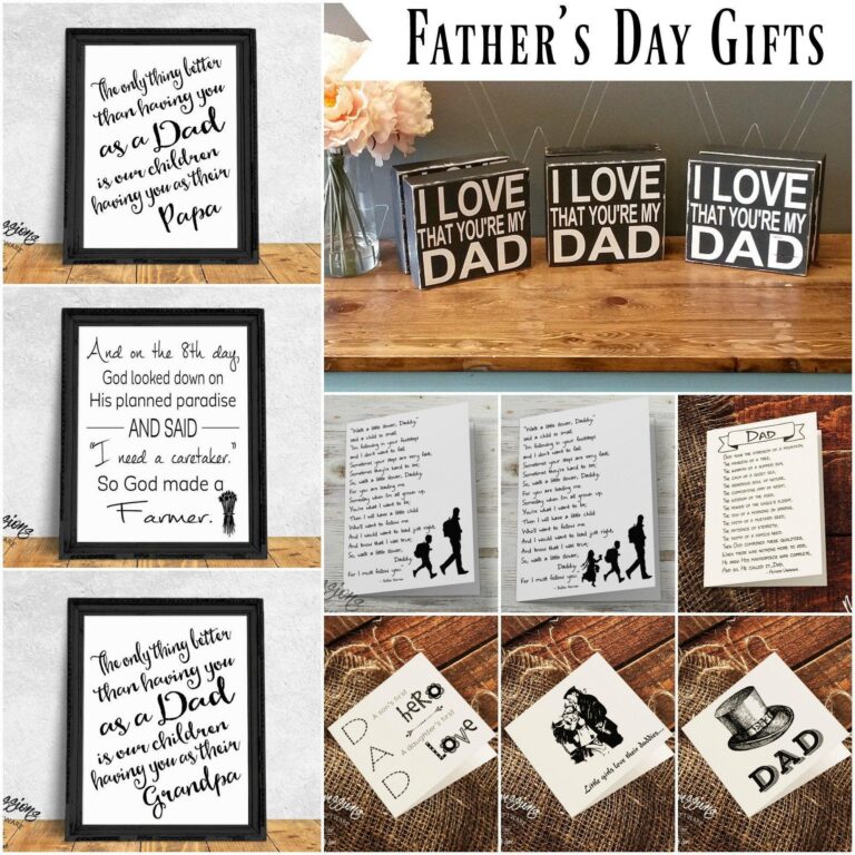 Ideas for gifts for this Father's Day - Netties Expressions