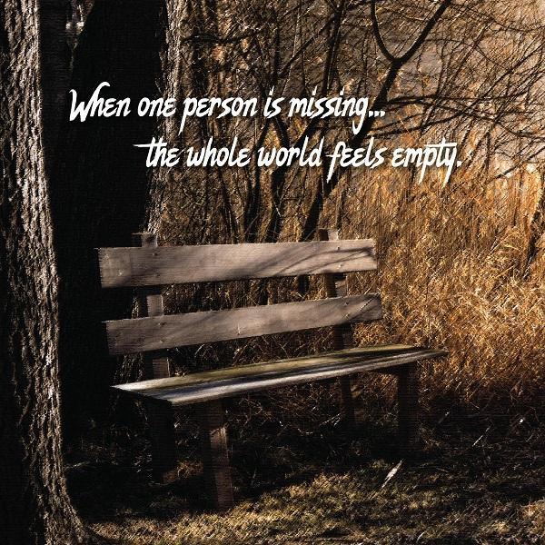 Tuesdays' Free Graphic - When one person is missing... - Netties Expressions