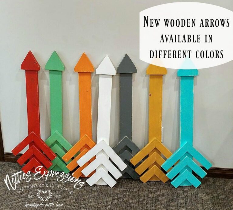 New Wooden Arrows now Available - Netties Expressions
