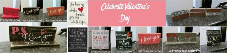 New Valentine's Day Decor - Netties Expressions
