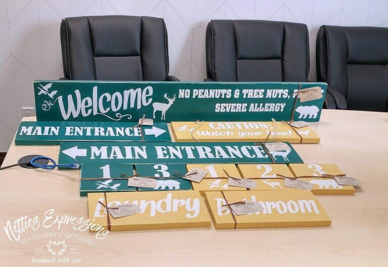 Custom Sign Orders - Netties Expressions