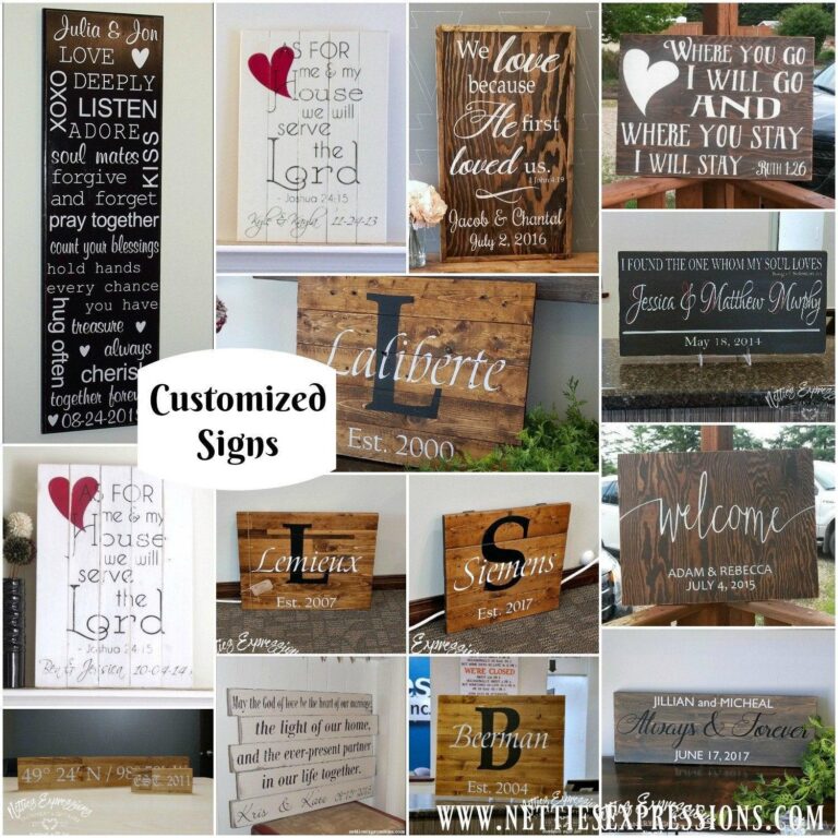 Ideas for Engagement, Wedding and Anniversary Gifts - Netties Expressions